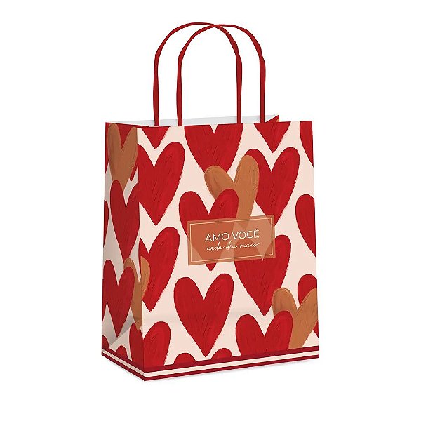 Sacola de Papel Season Love P 21,5x15x8cm - 10 Un