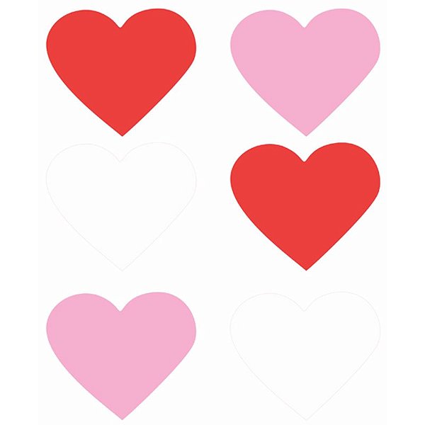 Aplique Artesanal Corações Love M - 10 Un