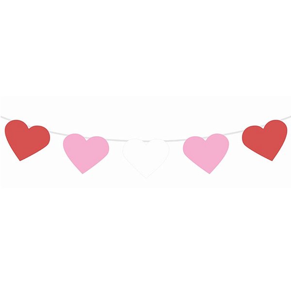 Bandeirola Corações Love 2,8m - 1 Un