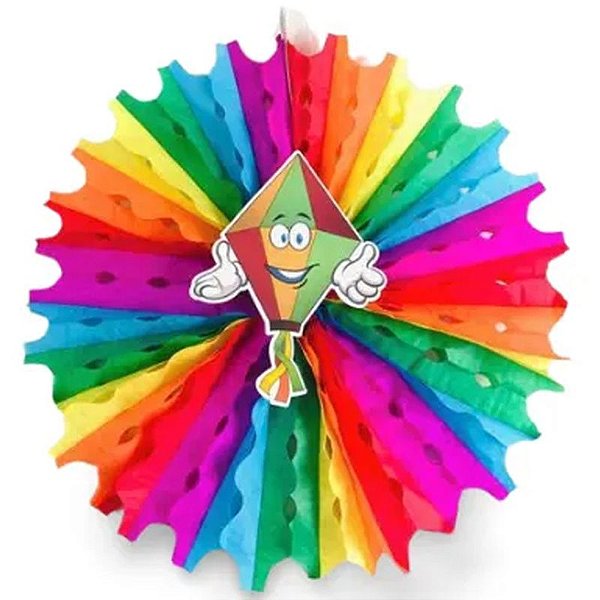 Enfeite Junino Guirlanda Balão Alegre 50cm - 1 Un