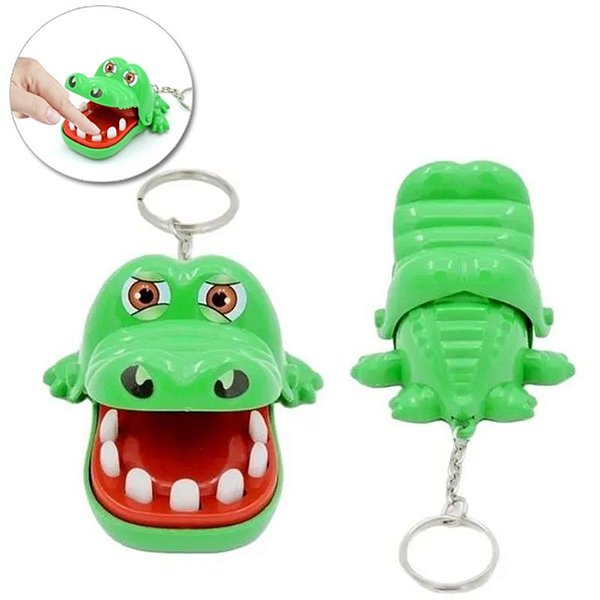 Lembrancinha Infantil - Chaveiro Mordida do Crocodilo - 1 Un