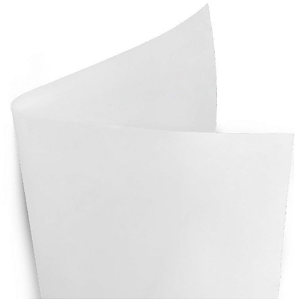 Folha Poli Quadrado Perolado Branco 68x68cm - 25 Un