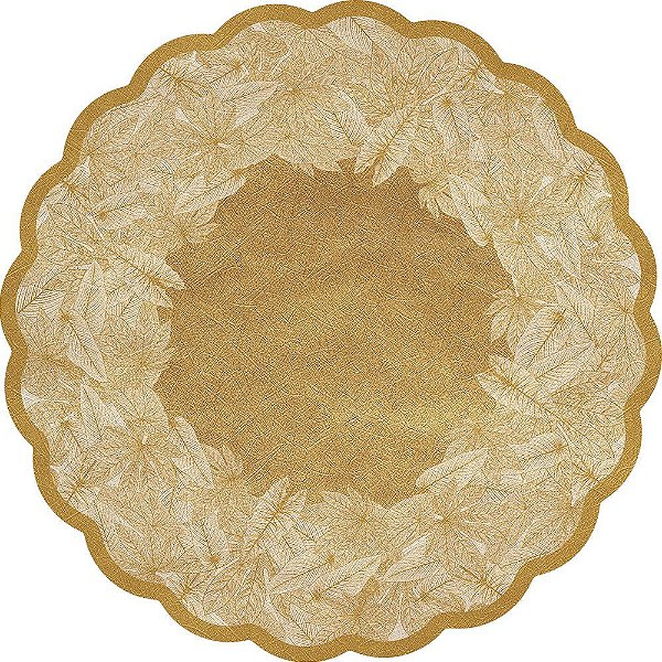 Folha Poli Redondo Cleópatra 68cm - 50 Un