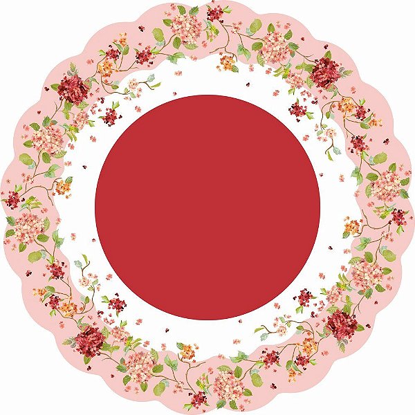 Folha Poli Redondo Selena 68cm - 50 Un