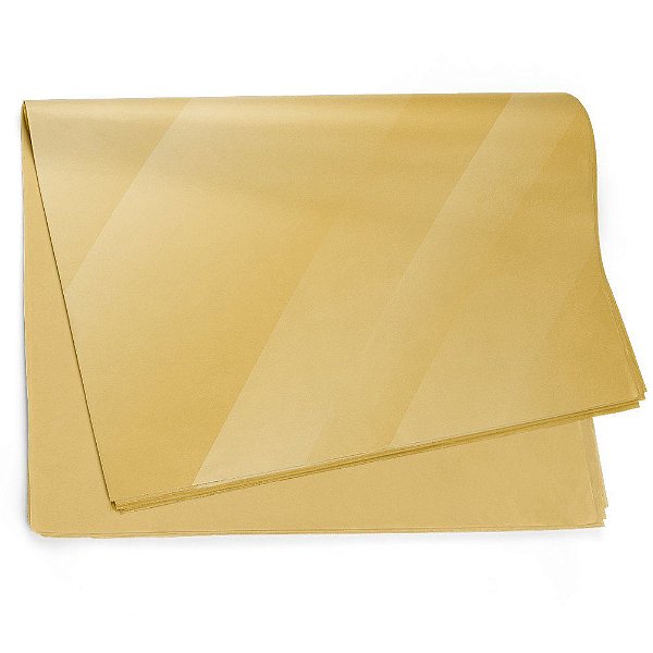 Folha Sujinho 49x69cm Liso Ouro - 50 Un