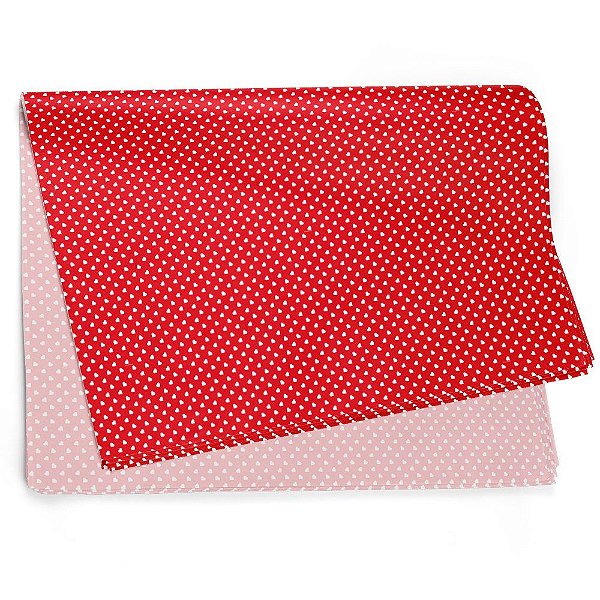 Folha Sujinho 49x69cm Amorosa Vermelho - 50 Un