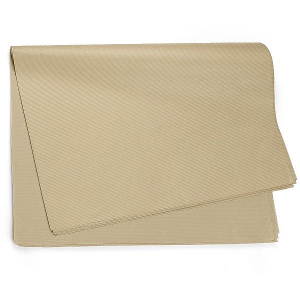 Folha Sujinho 49x69cm Canelado Kraft - 50 Un