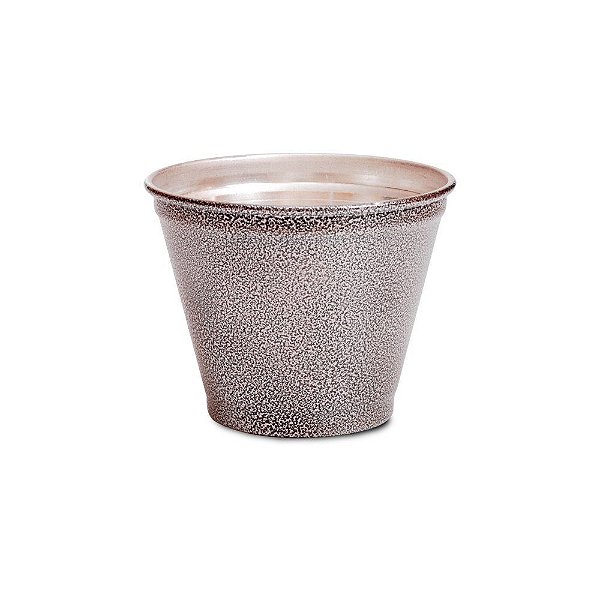 Vaso Alumínio Para Violeta P 8x12x12cm Martelado Preto - 1 Un
