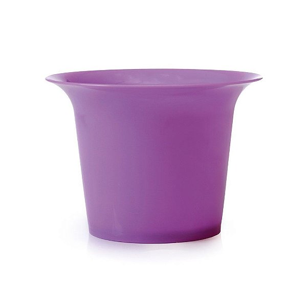 Vaso Cristal Para Violeta P 8,5x12,5x12,5cm Lilás - 1 Un