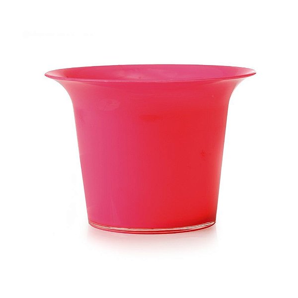 Vaso Cristal Para Violeta P 8,5x12,5x12,5cm Rosa - 1 Un
