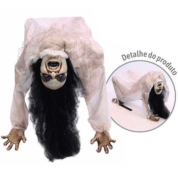Boneca Exorcista Ava Com Som, Luz e Movimento 60cm - 1 Un