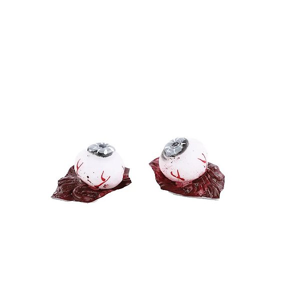 Olhos Sangrentos Halloween 14x10,5cm - 2 Un