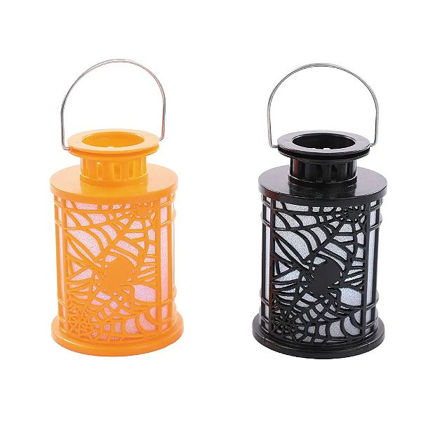 Vela Eletrônica Mini Lamparina Teias Sortida 9,5cm - 1 Un