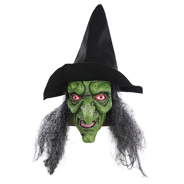 Máscara Bruxa Velha Halloween - 1 Un