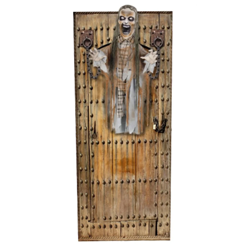 Enfeite de Porta Halloween Com Som, Luz e Movimento 1,80 metros - 1 Un
