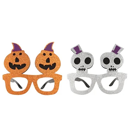 Óculos com Glitter Halloween Sortido - 1 Un