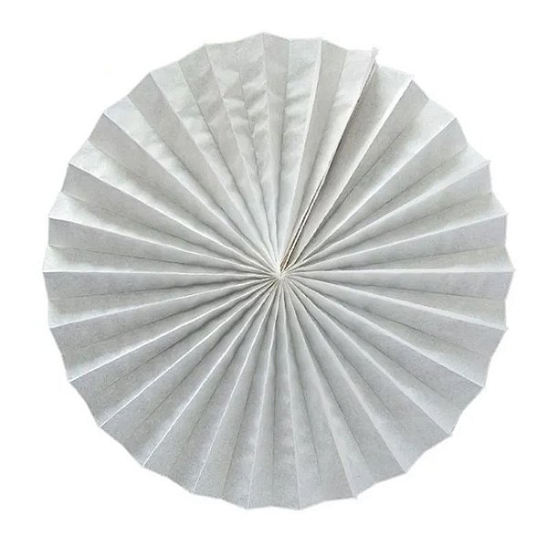 Enfeite de Papel Fiorata 20cm Branco - 1 Un