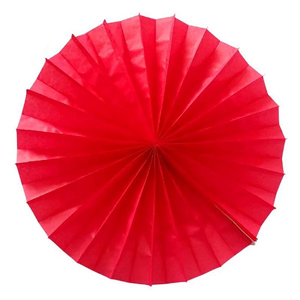 Enfeite de Papel Fiorata 20cm Vermelho - 1 Un