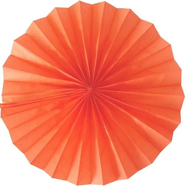 Enfeite de Papel Fiorata 30cm Laranja - 1 Un