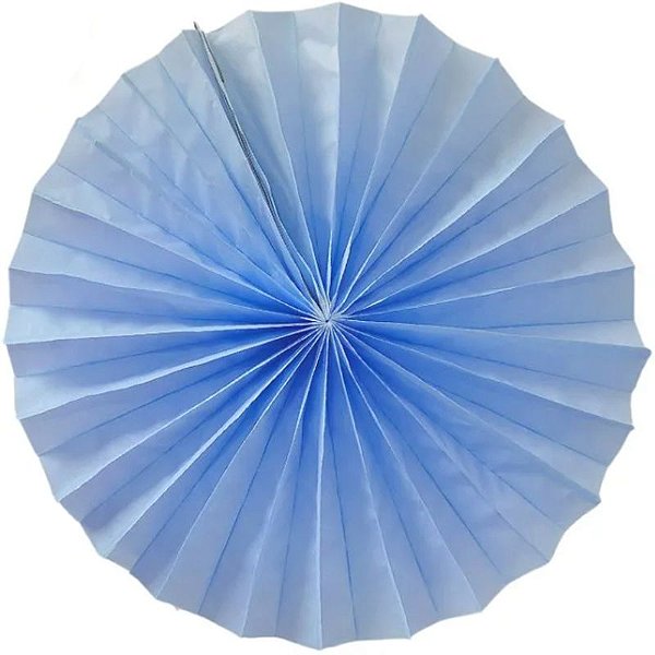 Enfeite de Papel Fiorata 40cm Azul Claro - 1 Un