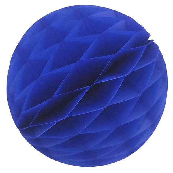 Enfeite de Papel Globo 21cm Azulão - 1 Un