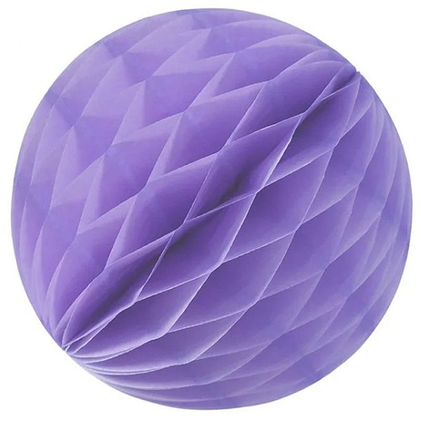 Enfeite de Papel Globo 34cm Lilás - 1 Un