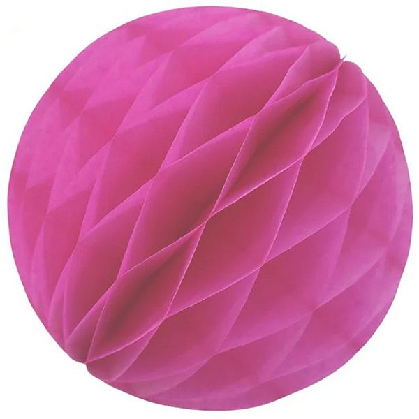 Enfeite de Papel Globo 34cm Pink - 1 Un