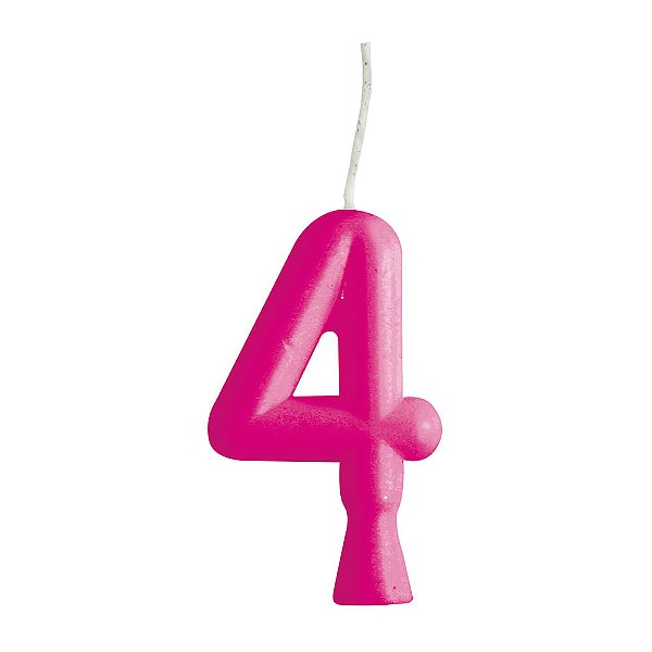 Vela Clear Nº 4 Rosa