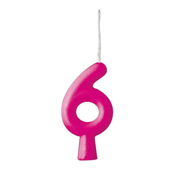 Vela Clear Nº 6 Rosa
