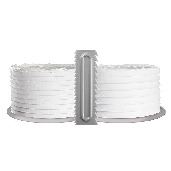 Espátula Decorativa 2 em 1 N° 7 Plástico 21,5X7,0cm - Cromus Allonsy