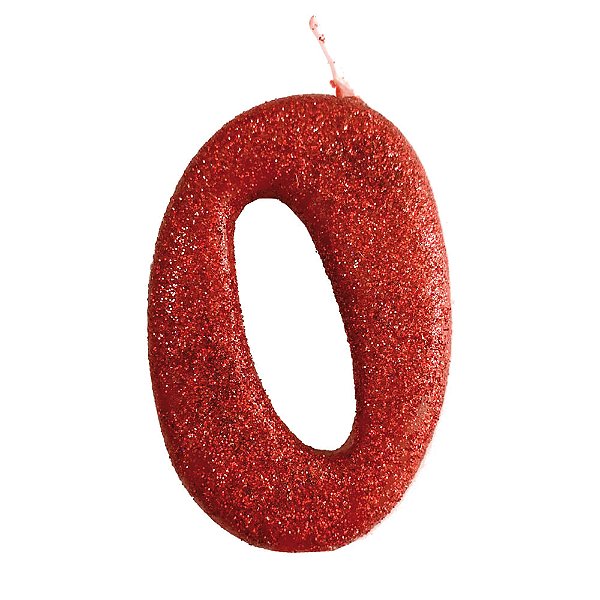 Vela N°0 Fun Vermelho