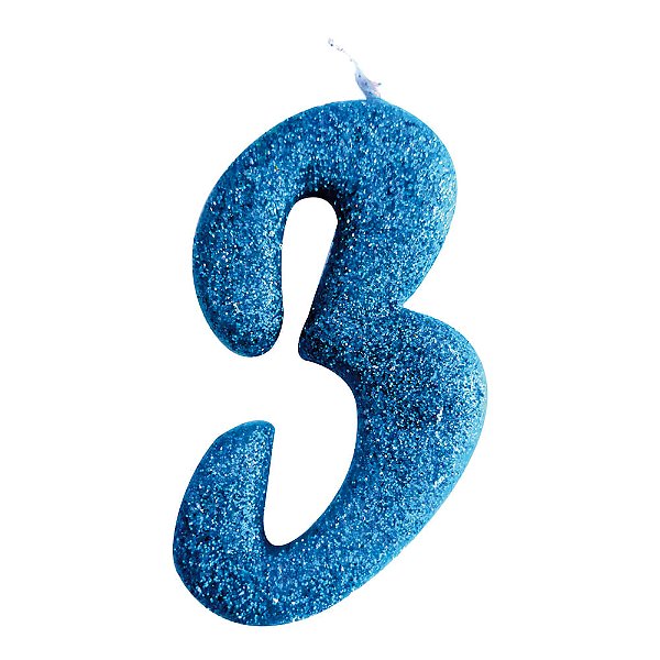 Vela N°3 Fun Azul
