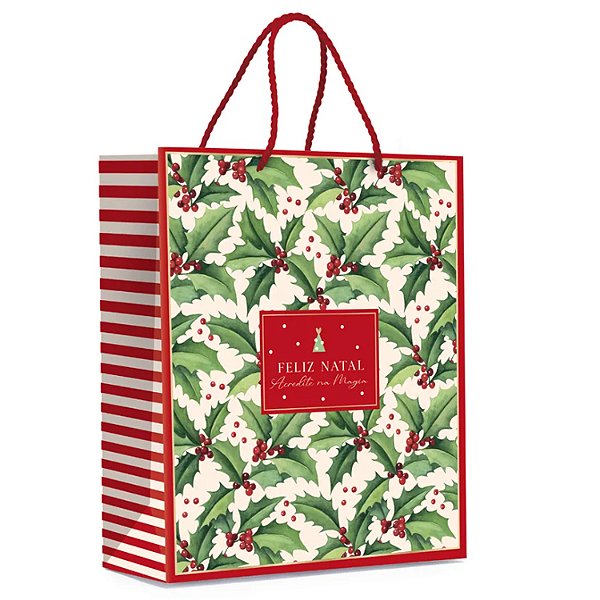 Sacola Premium Little Tree M 26x31x10cm - 10 Un