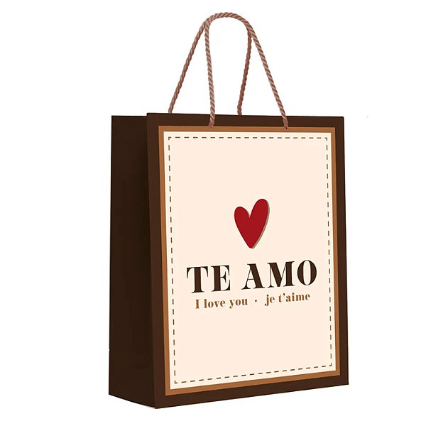 Sacola Premium L'Amour P 23x19x10cm - 10 Un