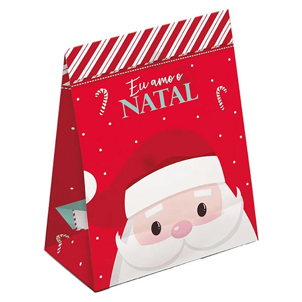 Saco de Papel Para Presente P 22x15x7cm Nicolau - 10 Un