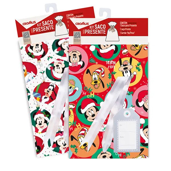 Kit Auto Serviço 35x54cm Natal Disney - 30 Conjuntos