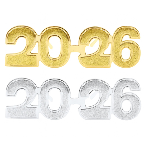 Óculos 2026 Ouro e Prata Sortido - 1 Un