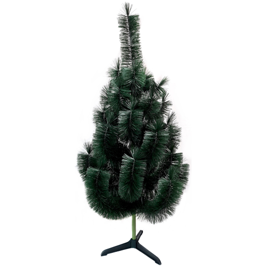 Árvore de Natal Cacto Verde 1,20 Metros Pé de Plástico - 1 Un