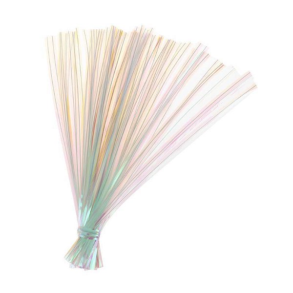 Lacre Fecho Metalizado 7mmx30cm Furta Cor - 100 Un