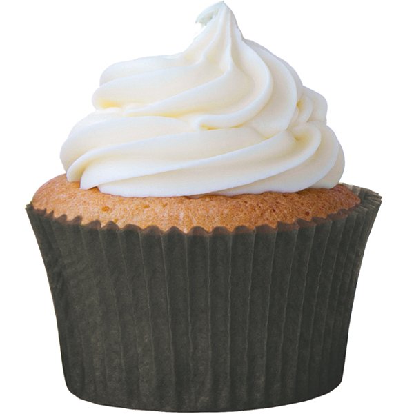 Forminha Para Bolinho Cupcake Liso nº 0 Preto - 45 Un