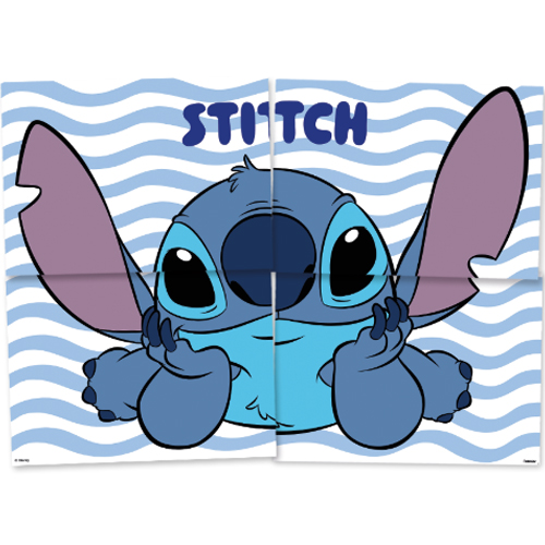 Painel 4 Partes Stitch New - 1 Un
