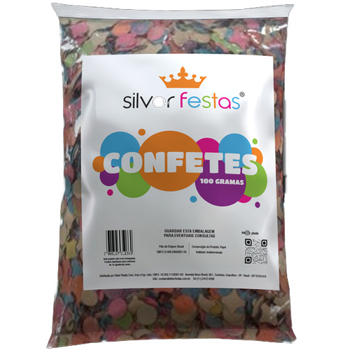 Confete Carnaval 100g - 1 Un