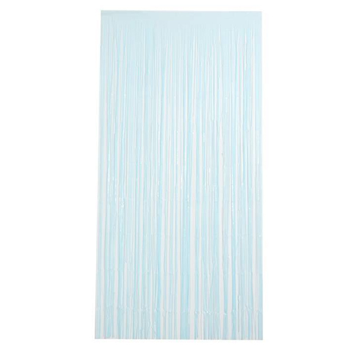 Cortina Metalizada Candy Color Azul 100x200cm - 1 Un