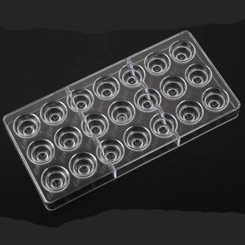 Forma Policarbonato Para Chocolate Molde Esfera 21 Cavidades - 1 Un