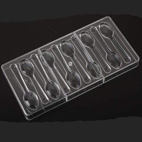 Forma Policarbonato Para Chocolate Molde Colher 10 Cavidades - 1 Un