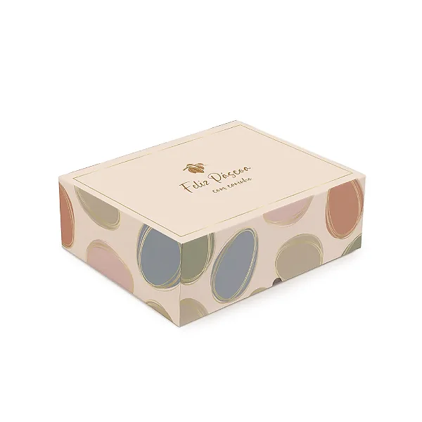 Cesta na Caixa de Papel Cartão Tonal P 27x19,5x9cm - 10 Un