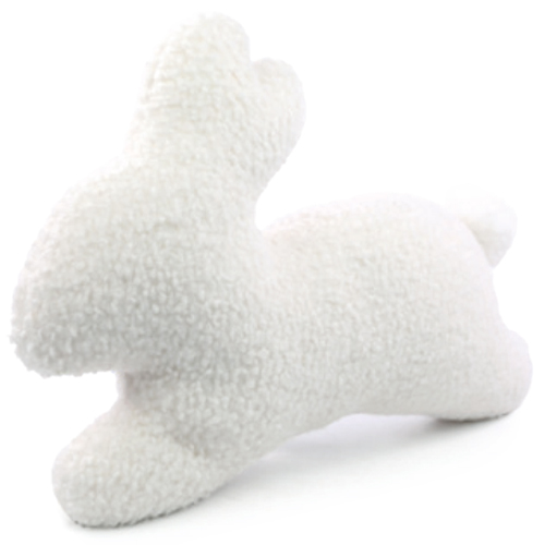 Almofada Silhueta Coelho Branco 36x54x12cm - 1 Un