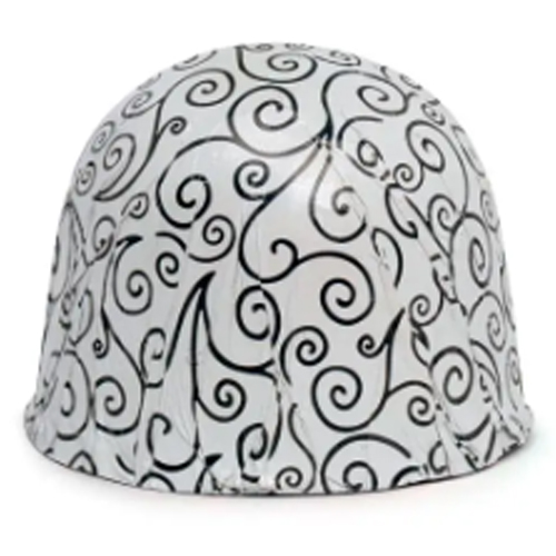 Folha Chumbo Arabesco Branco/Preto 10x9,7cm - 300 Un