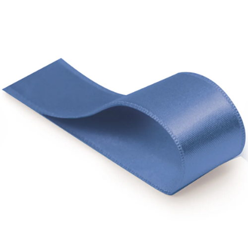 Fita Decorativa Cetim Liso 15mmx10m Azul Jeans - 1 Un