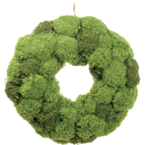 Guirlanda Decorativa Musgo Verde Rustic 40cm - 1 Un